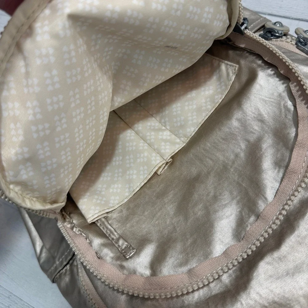 Kipling Women's Seoul backpack metallic gold